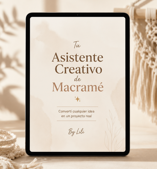 APP: Tu Asistente Creativo de Macramé 🧵❤️- By Lili - Convierte cualquier idea en un proyecto real ✨